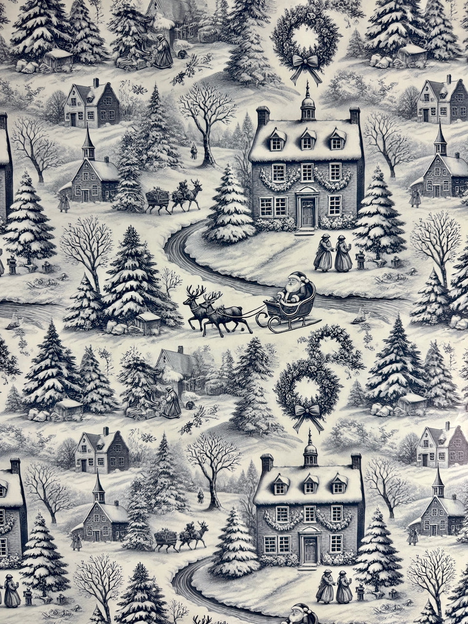 Holiday Hamlet Toile