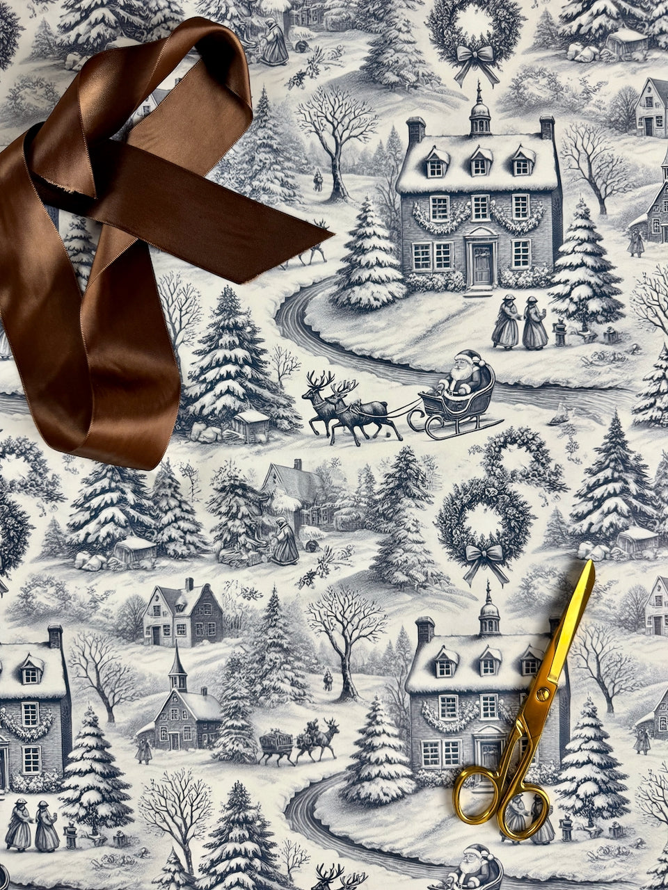 Holiday Hamlet Toile