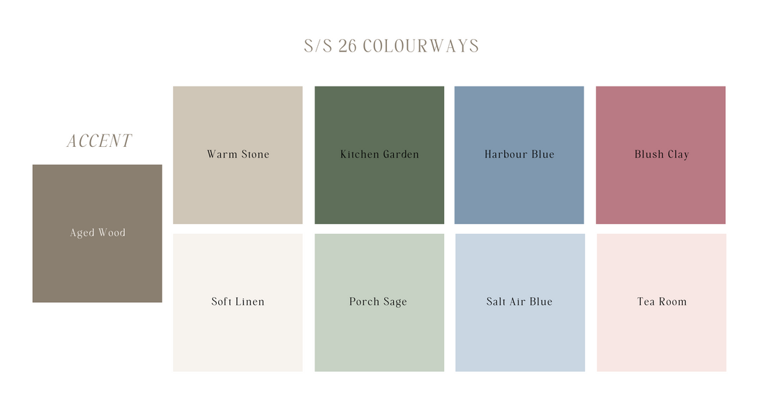 A Fresh Look for Spring: Introducing Our New Website & S/S ’26 Colour Palette