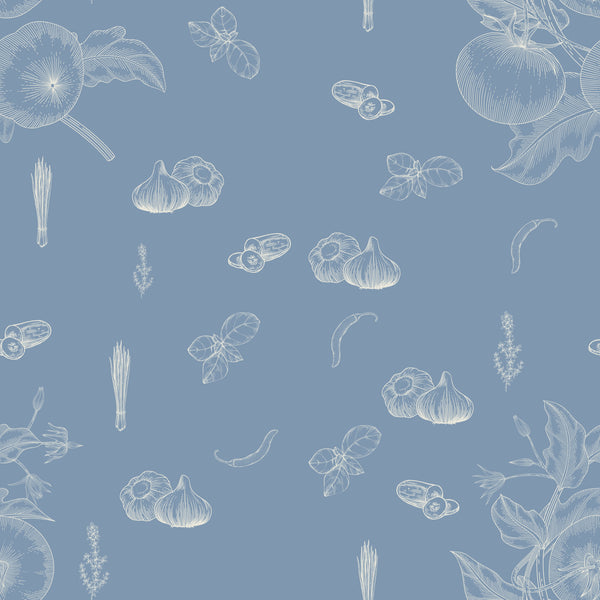 Herbal Haven in Coastal Blue