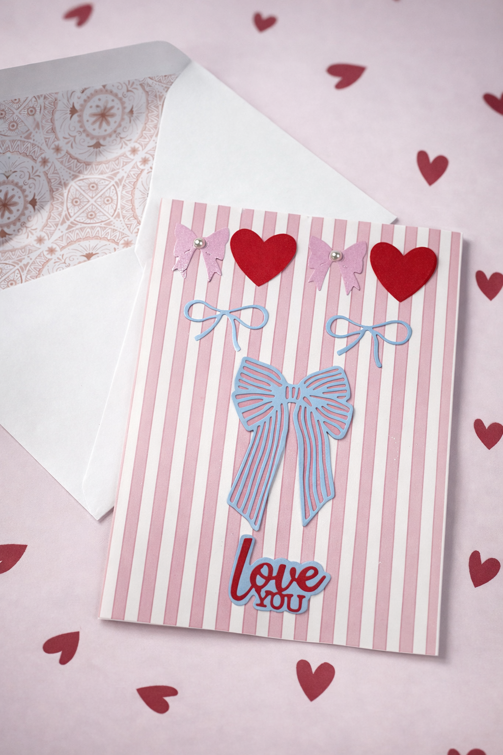 With Love, Valentine Handmade Greeting Cards by Paper Hugs