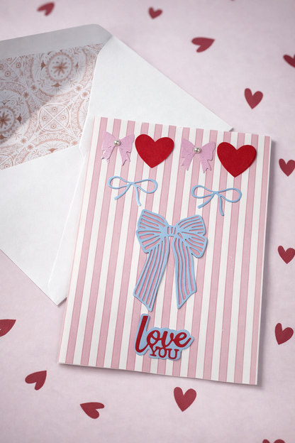 With Love, Valentine Handmade Greeting Cards by Paper Hugs
