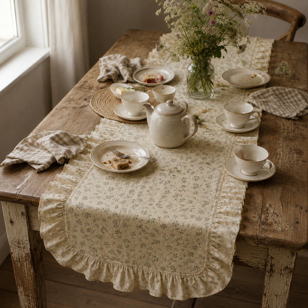 Ruffle Table Runner