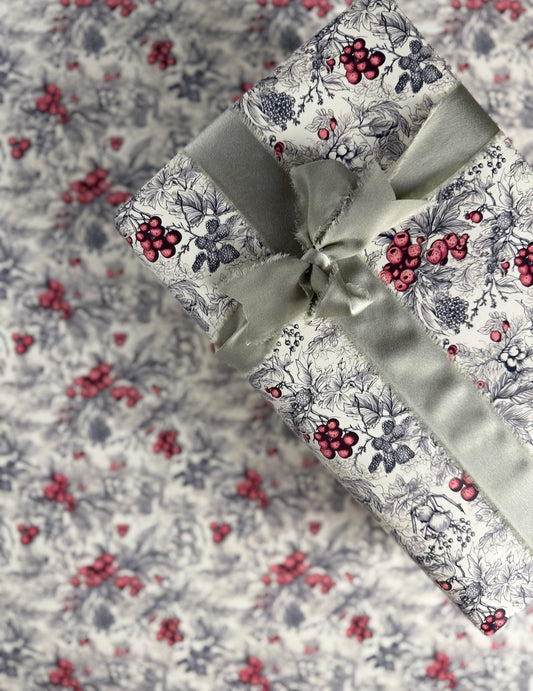 Winter Berry Toile