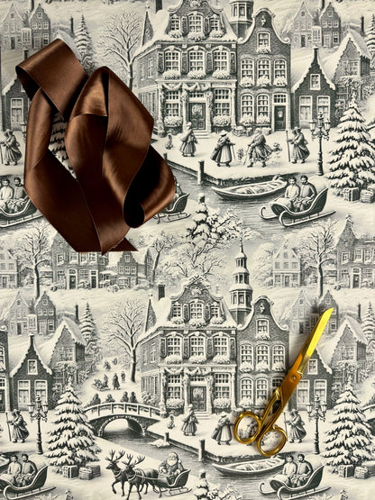 Winter Village Toile