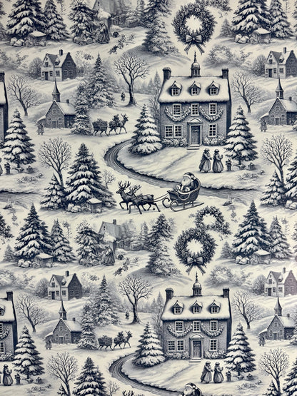 Holiday Hamlet Toile