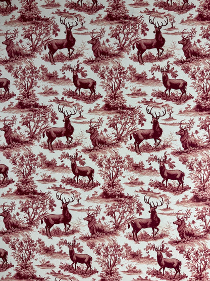Regal Reindeer Toile