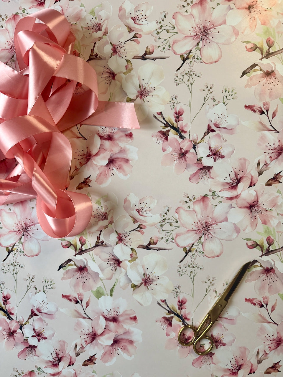spring floral wrapping paper